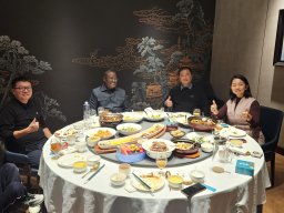 DINER DE TRAVAIL DE PARTENAIRES CHINOIS